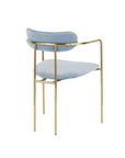 Highline Velvet Chair - Blue