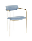 Highline Velvet Chair - Blue