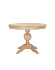 Round Pedestal Dining Table - Natural