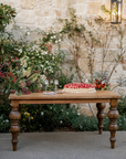 Carved Wood Dining Table