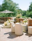 Marigold Floral Dining Chair