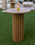 Ribbed Cocktail Table