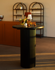 Ribbed Cocktail Table - Black