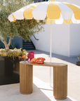 Ribbed Console Table