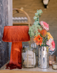 Rust Tassel Lamp