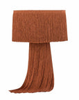 Rust Tassel Lamp