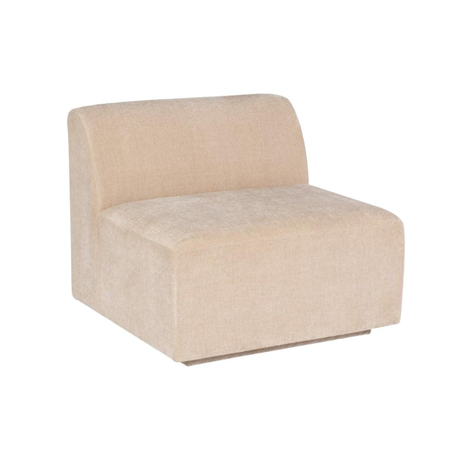 Almond Modular Accent Chair Rental for Weddings and Events | Folklore ...