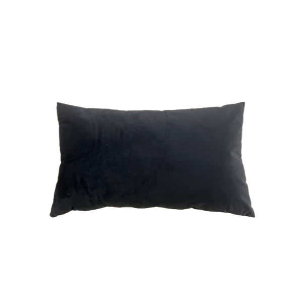 Black Velvet Lumbar - Small