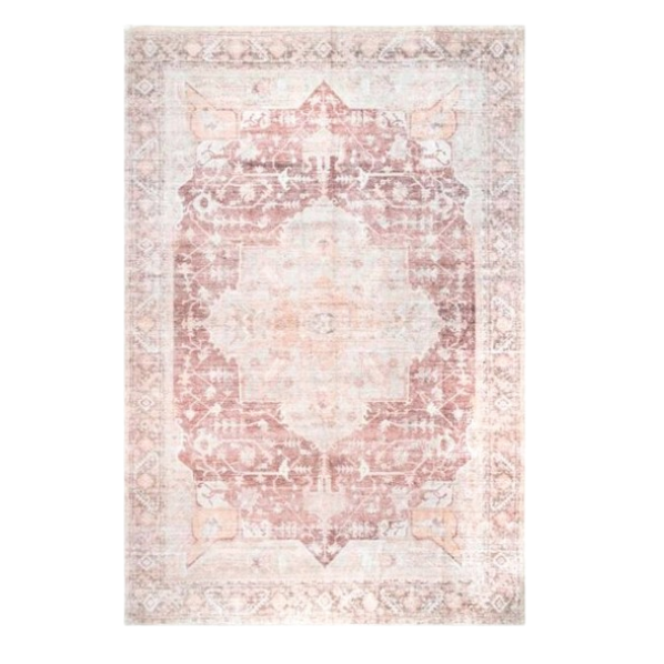Blush Sage Pattern Rug