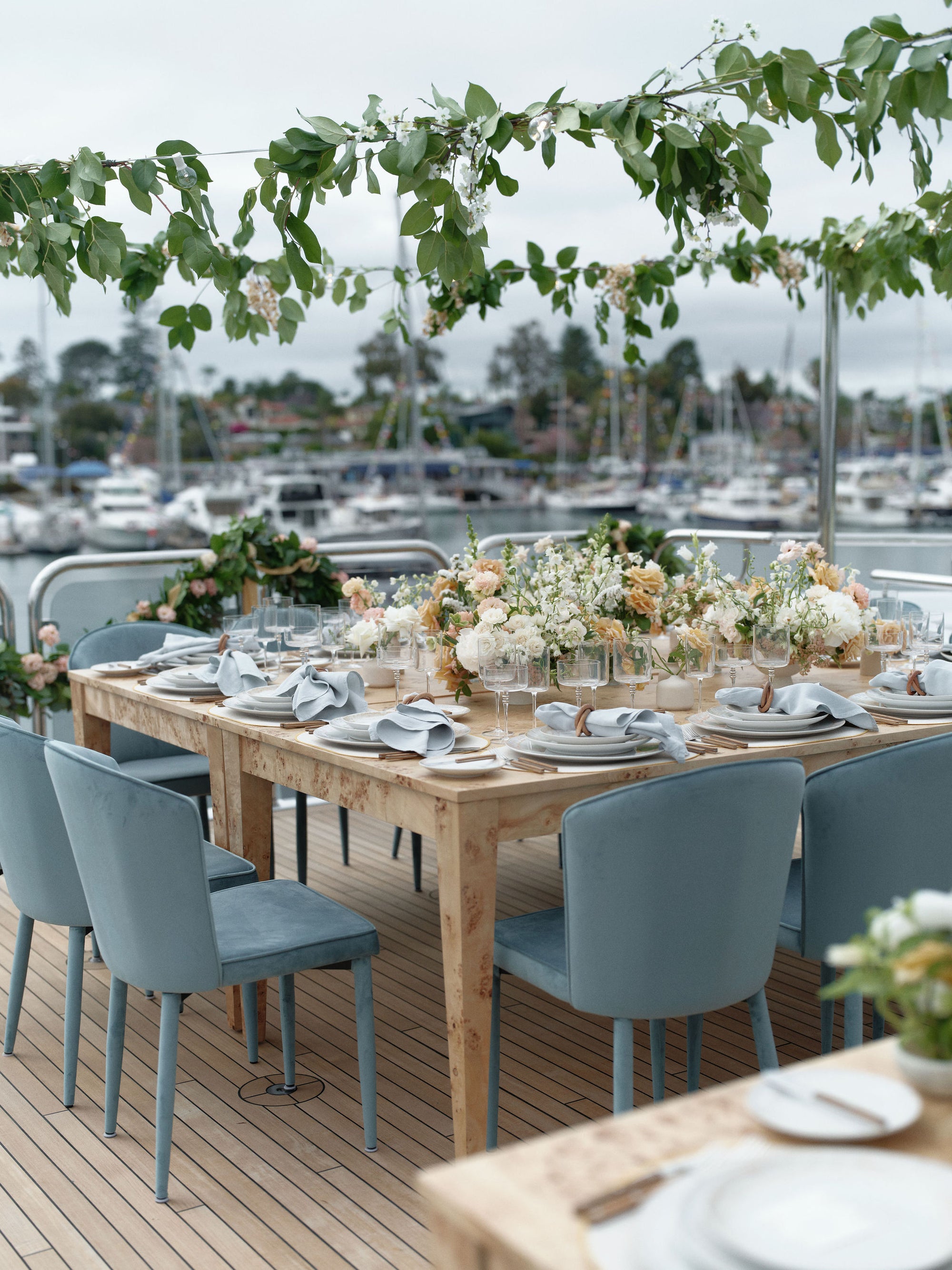 Burl Wood Dining Table