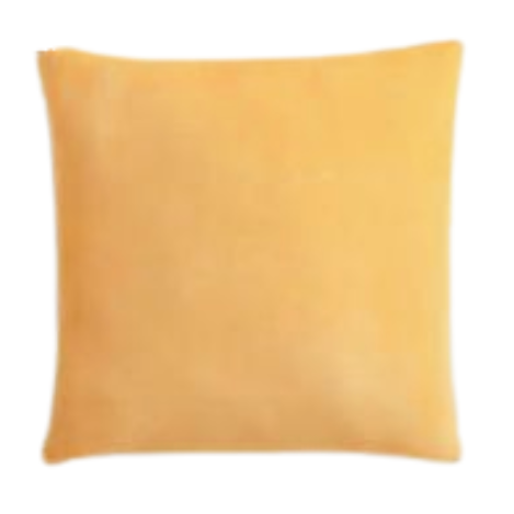 Butter Yellow Velvet Pillow 