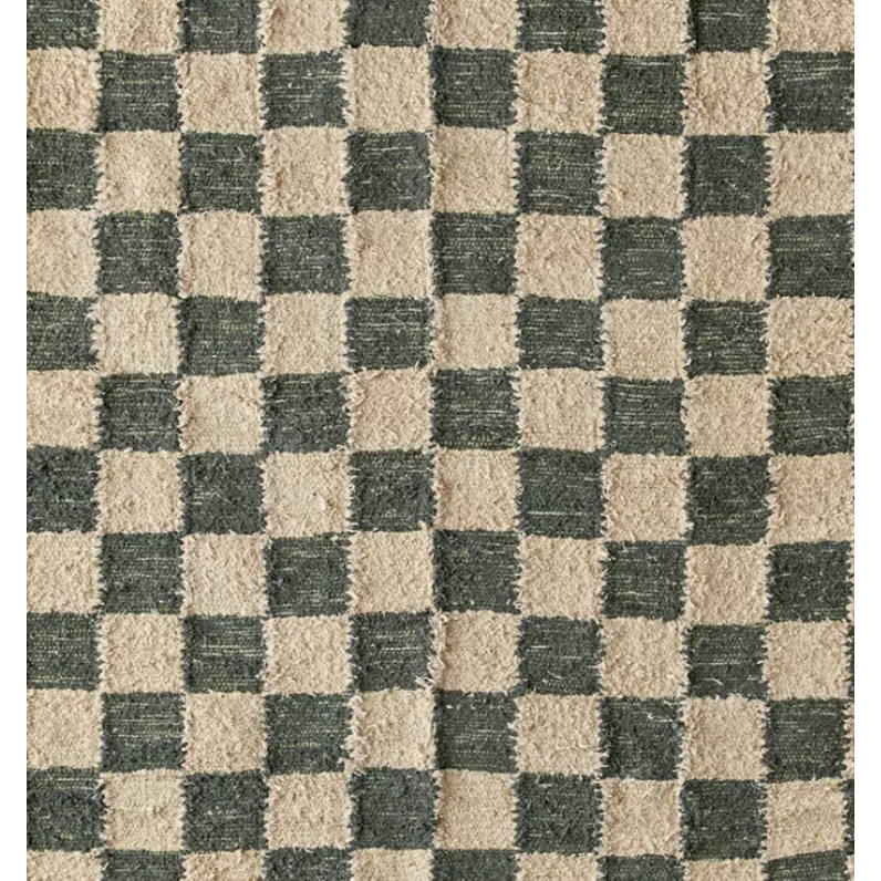 Checkerboard Rug - Sage