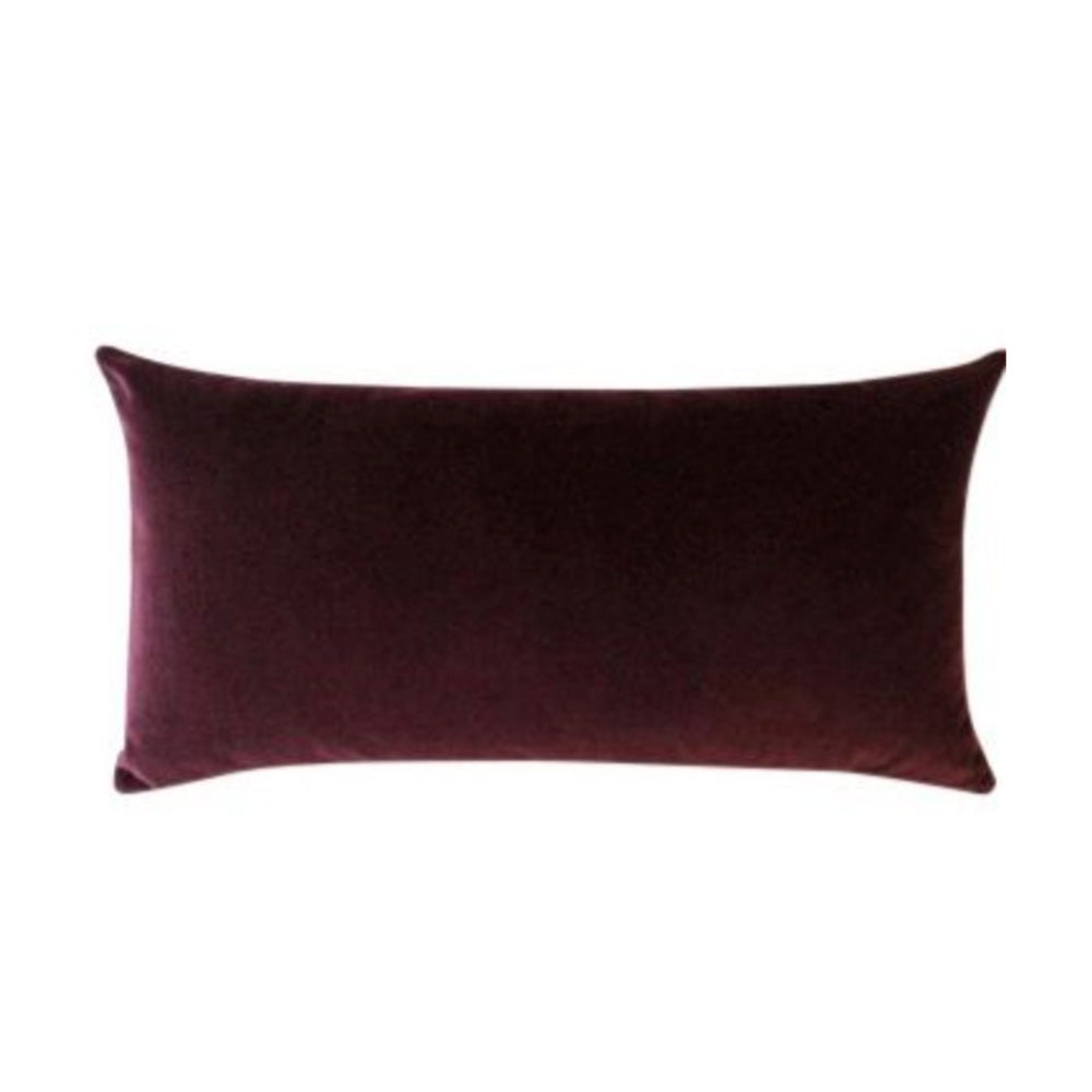 Dark Purple Velvet Lumbar 