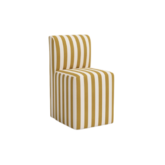 Canopy Stripe Chair - Golden