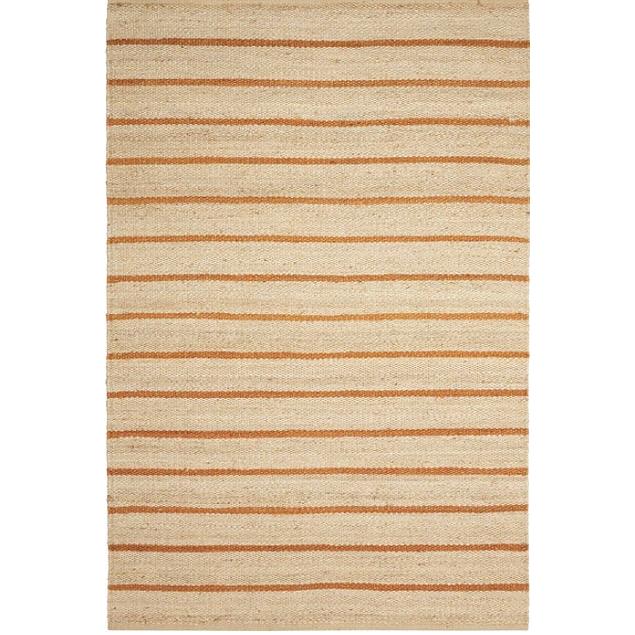 Golden Stripe Natural Fiber Rug