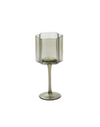 green-floret-wine-glass