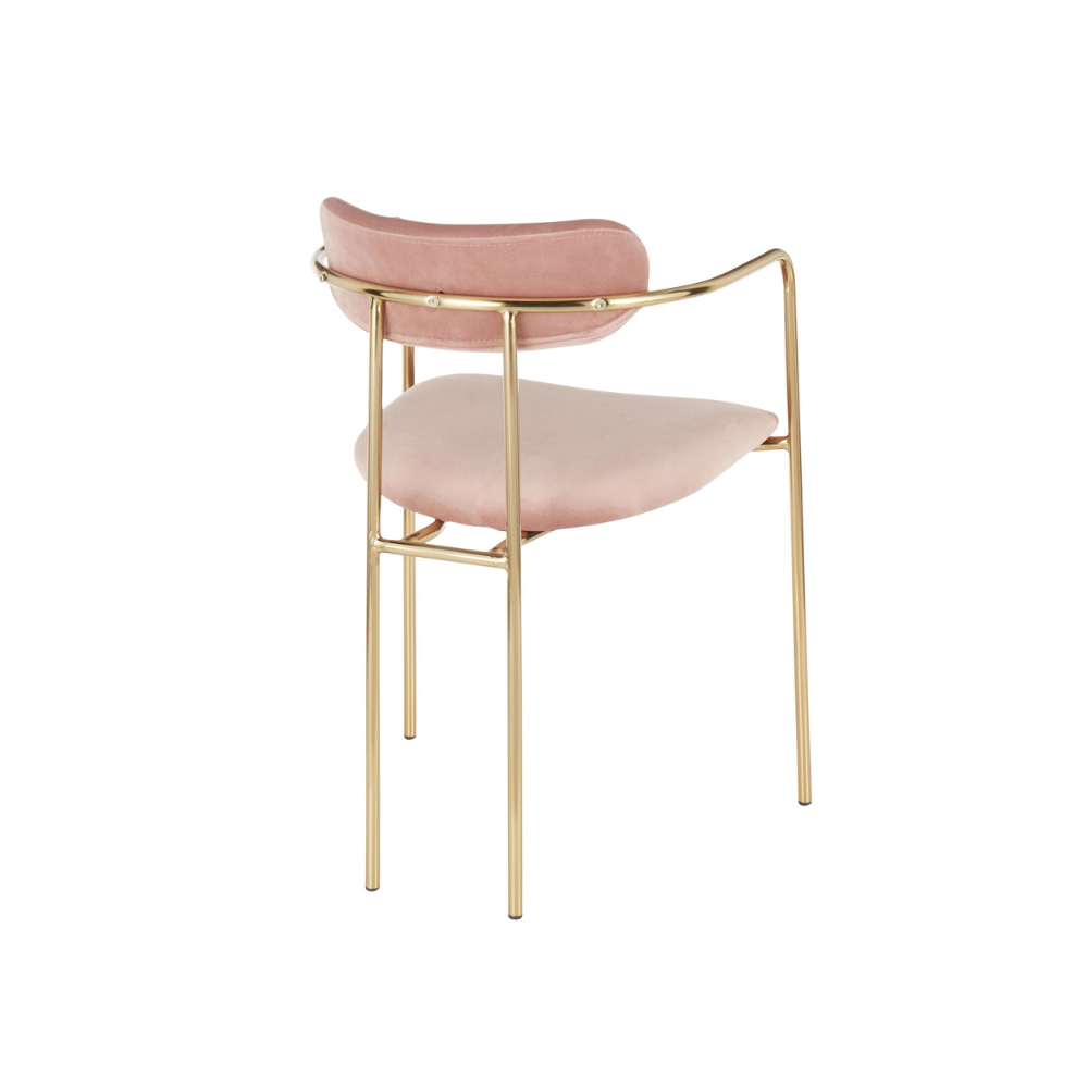 Highline Velvet Chair Blush Rental for Weddings and Events – Folklore ...