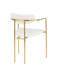 Highline Velvet Chair - Cream