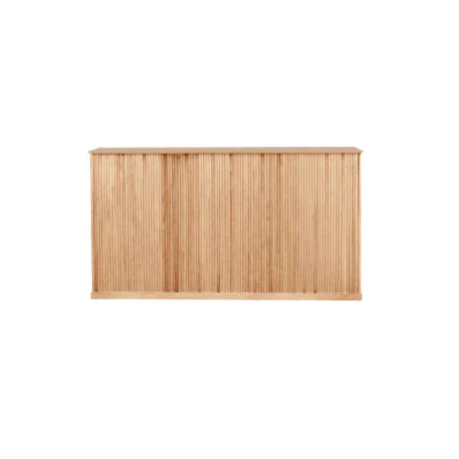 Natural Ribbed Bar Rental for Weddings and Events | Folklore Event Rentals