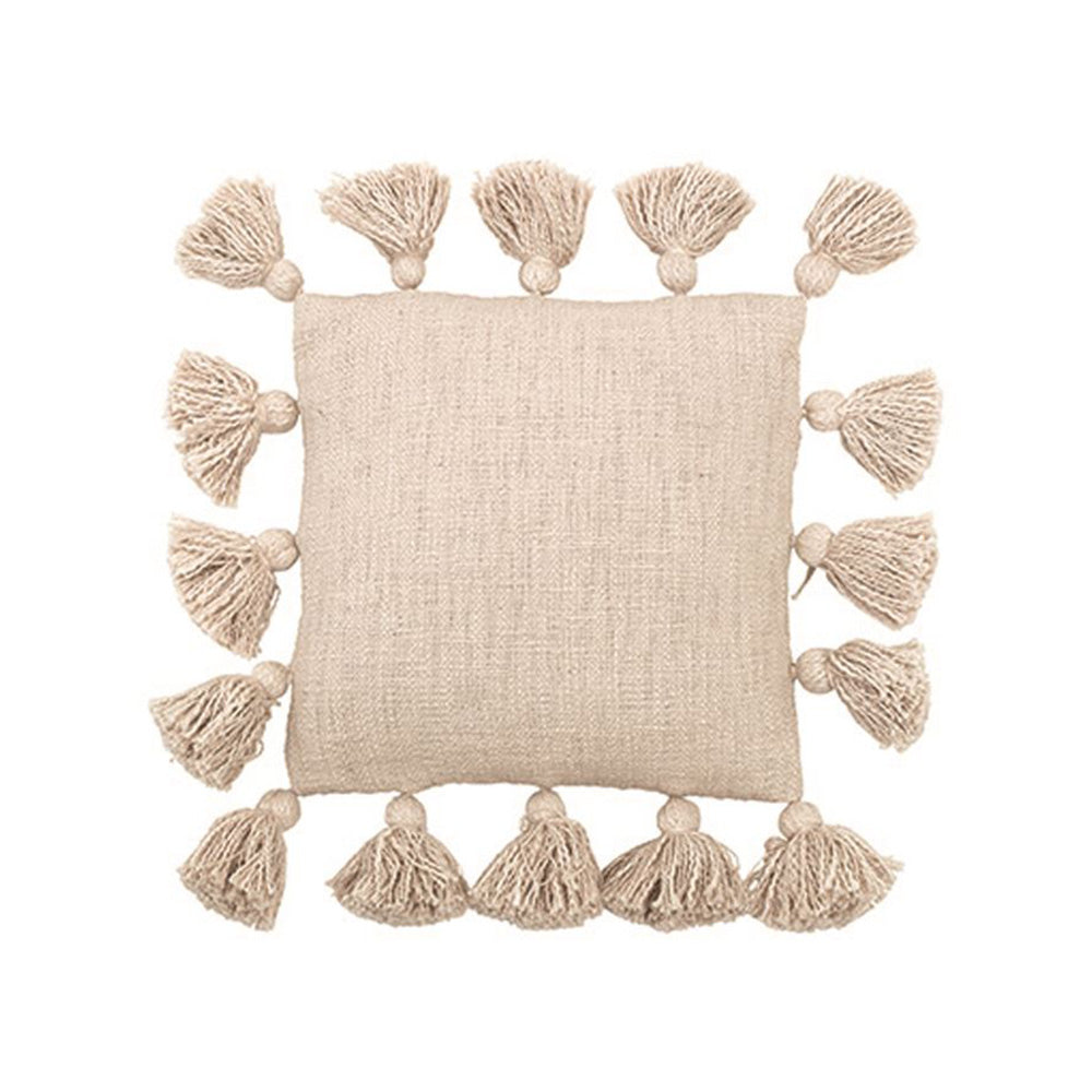Saxby Tassel Pillow - Cream