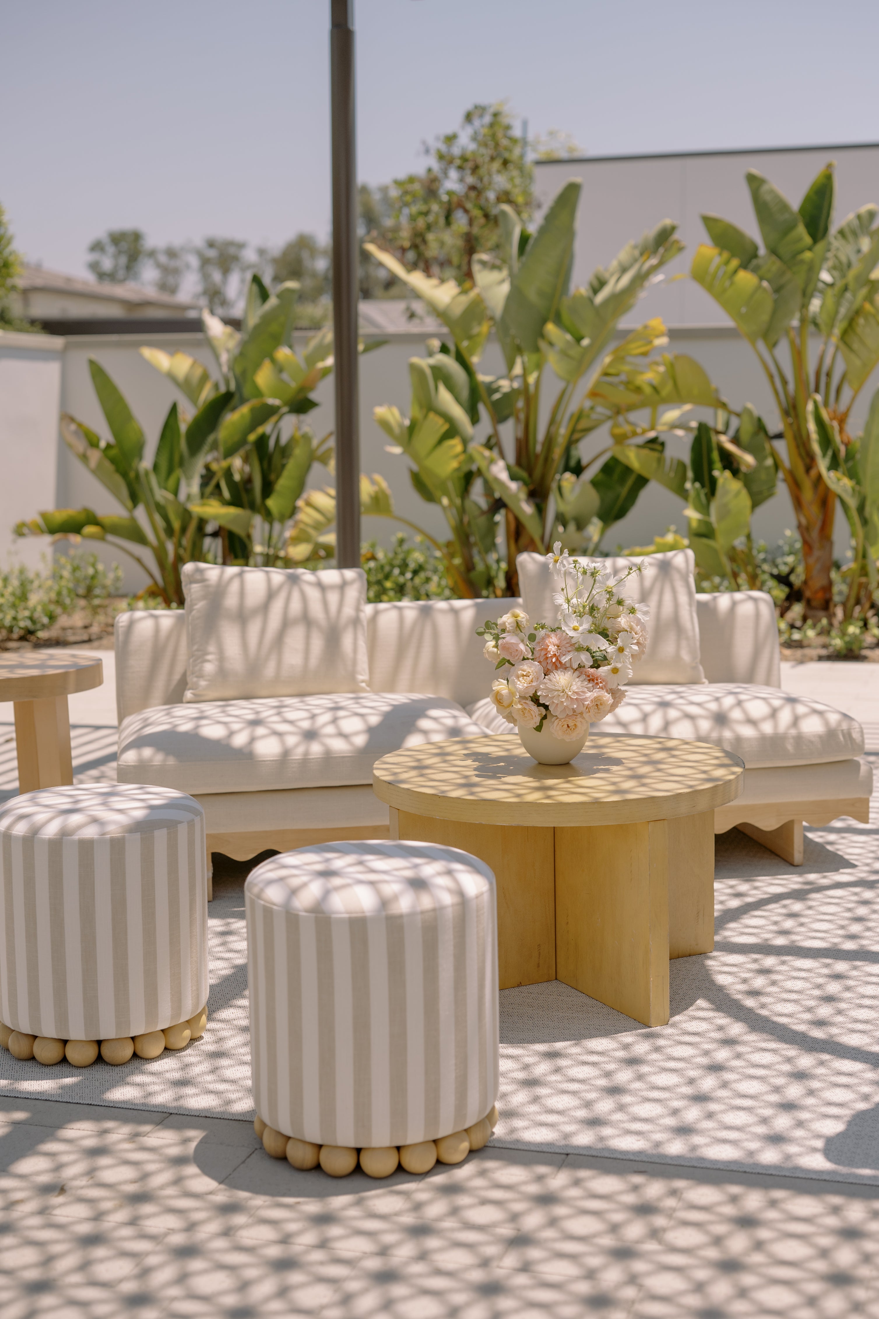 Sophie Scalloped Sofa | Sofa and Settee Rentals | Stylish Lounge