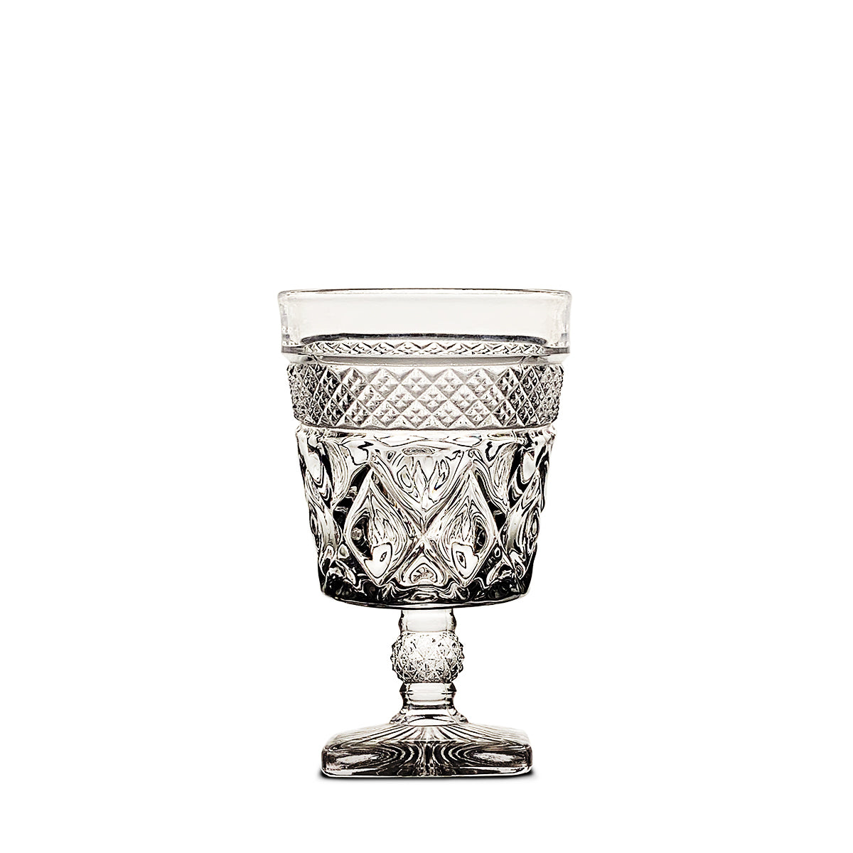 vintage-clear-goblet-assorted