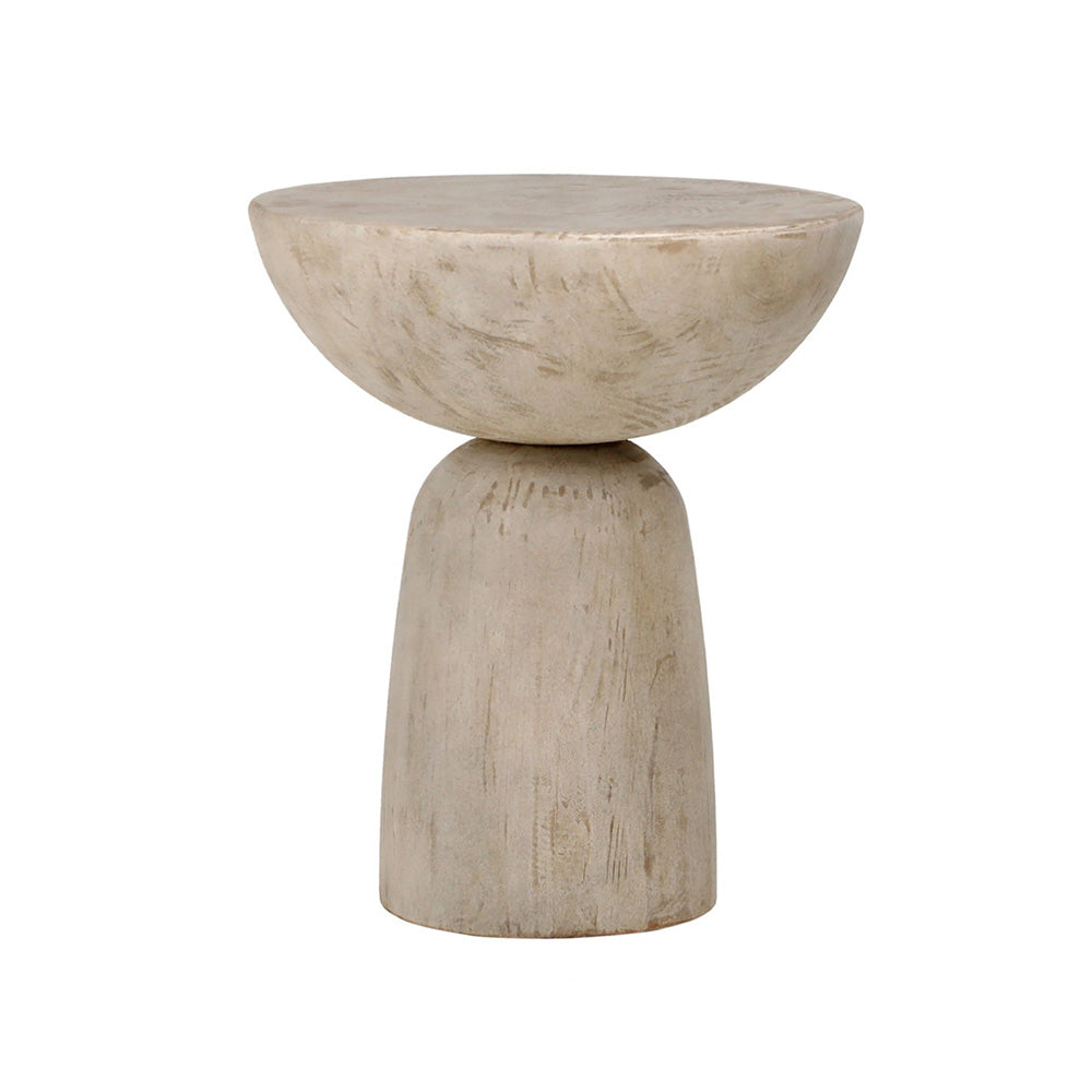 Zen Side Table Whitewash Zen Wood Side Table | Side Table Rentals | Accent and Lounge ...