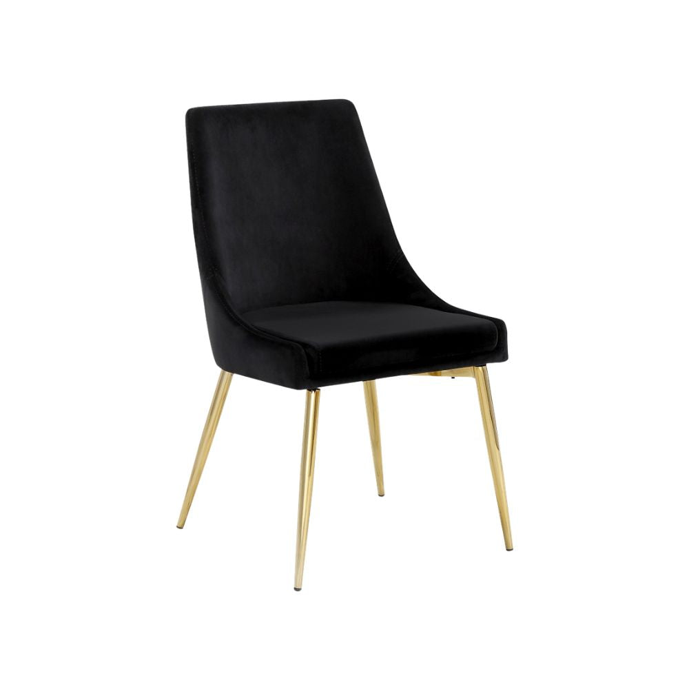 black-velvet-dining-chair