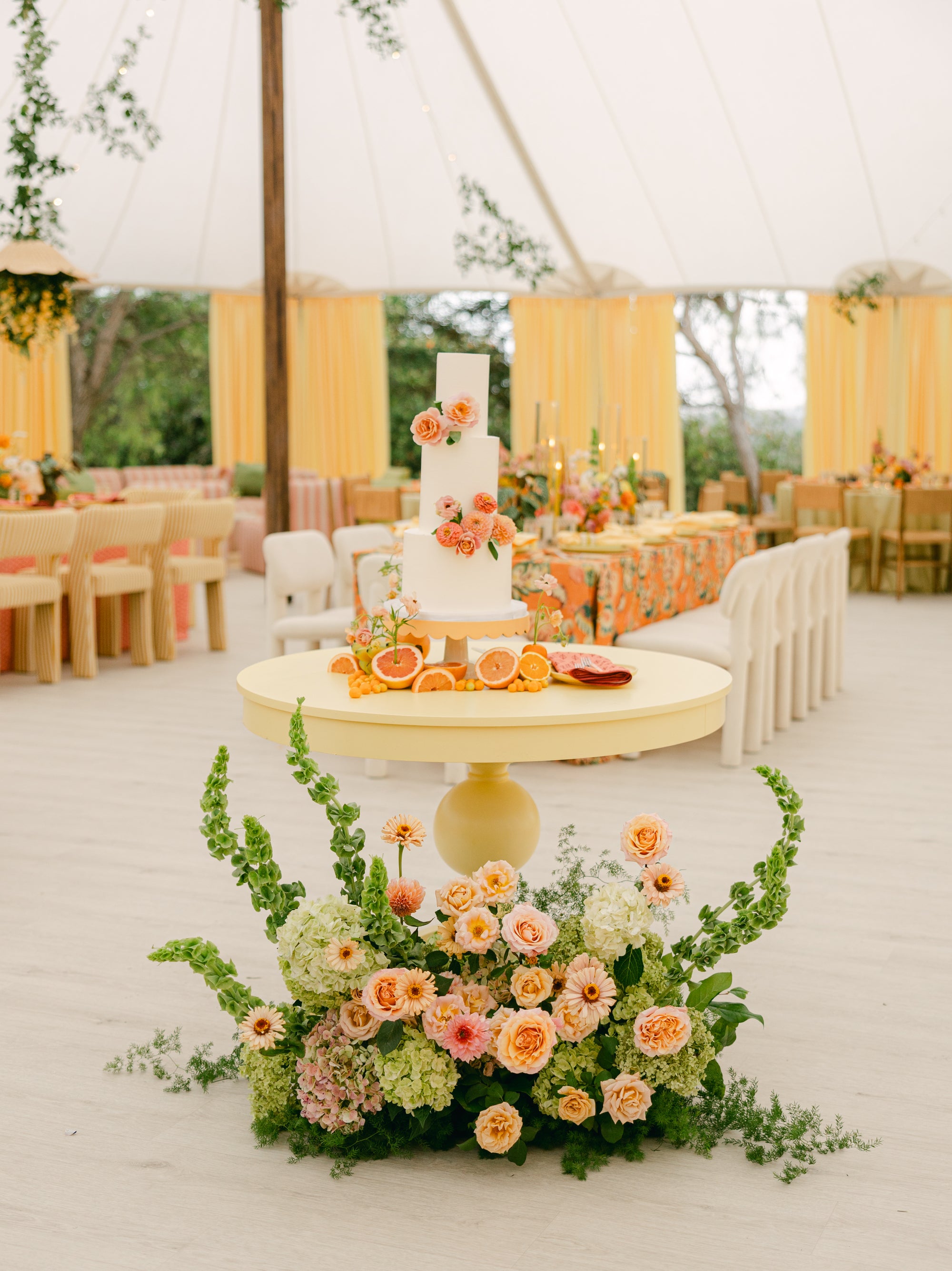 Custom Color Round Pedestal Dining Table