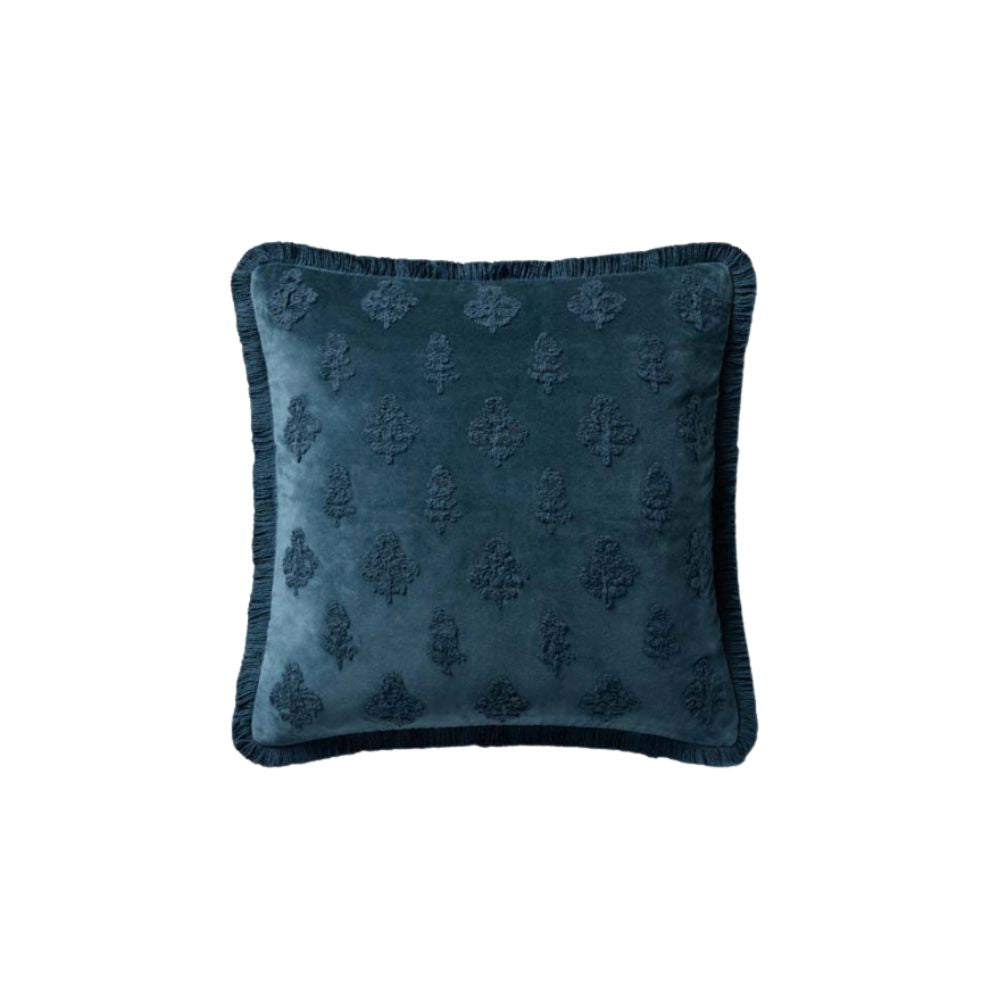 Darcy Pattern Pillow - Navy