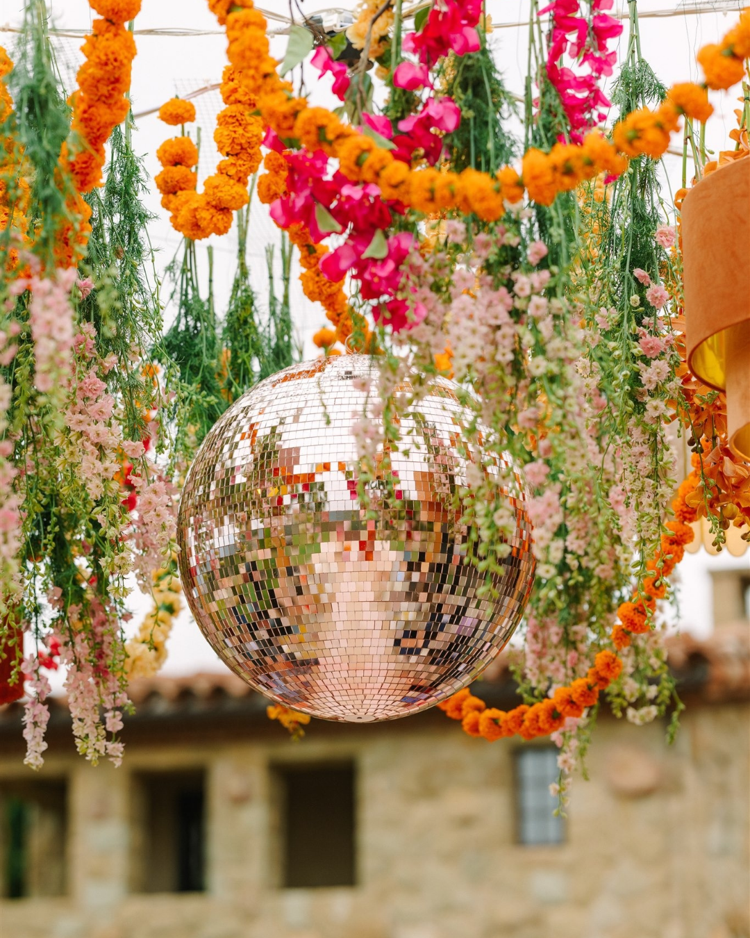 Rose Disco Ball - 10"